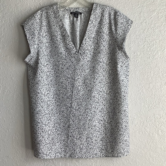 Hilary Radley Tops - Hilary Radley White and Black Blouse